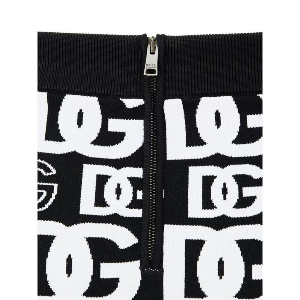 Dolce & Gabbana Black Cotton Mini Women's Skirt - Picture 4 of 5